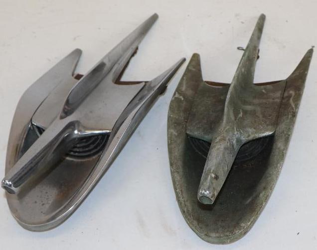 Group of 2 1956 Ford Fairlane Hood Ornaments (1 of 3)