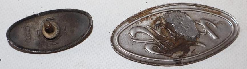 Group of 2 1930's Ford Script Grill Emblems (1 of 4)