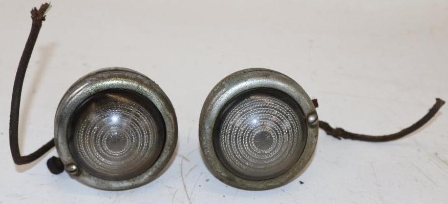 Pair of Early Automobile Accessary Lights (1 of 3)