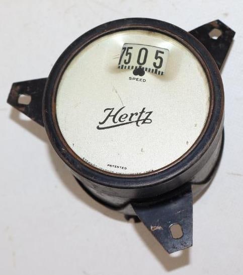 Early Hertz Automobile Speedometer (1 of 3)