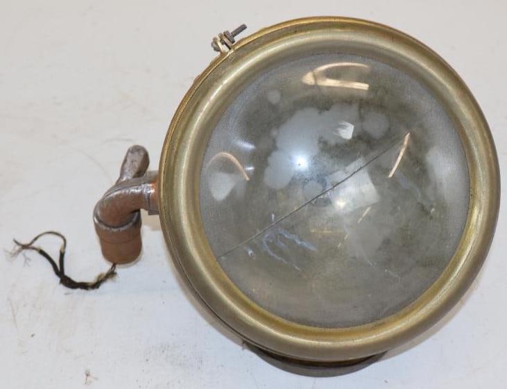 Early Automobile Brass Sidelight (1 of 3)