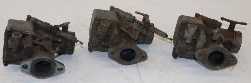 Group of 3 Early Automobile Carburetors (1 of 3)