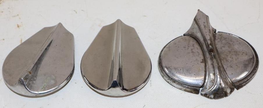 Group of 3 Early Automobile Hood Ornament Radiator Caps (1 of 2)