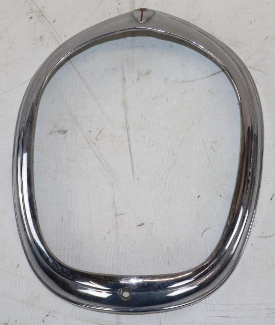 Early Automobile Chrome Headlight Bezel (1 of 3)