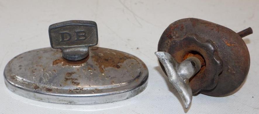 Group of 2 Dodge Brothers And Republic Automobile Radiator Cap Hood Ornaments (1 of 2)