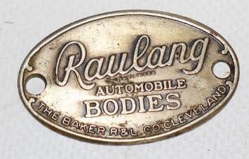 Raulang Automobile Bodies Brass Identification Tag (1 of 2)