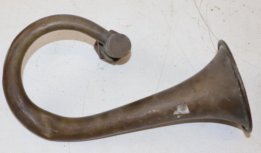 Early Automobile Brass Ball Horn (1 of 3)