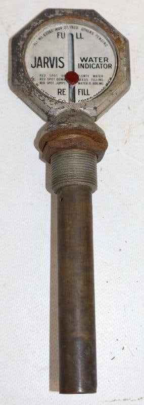 Jarvis Water Indicator Moto Meter: 2.50" x 8.25" x 1.50" missing back glass