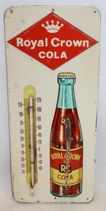 Embossed Royal Crown Cola Advertising Thermometer (1 of 5)
