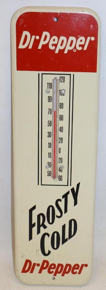 Dr. Pepper "Frosty Cold" Advertising Soda Thermometer (1 of 5)