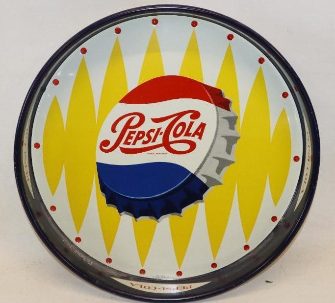 Pepsi-Cola Round Metal Double Sided Serving Tray (1 of 5)