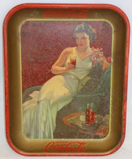 Coca Cola Tray 1936 Girl (Jef) Coca Cola Tray 1936 Girl (Jef)