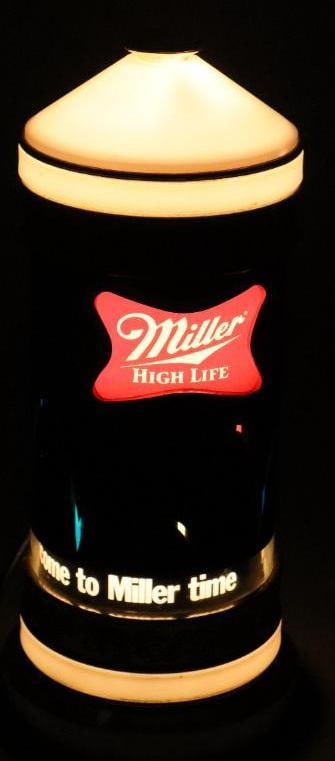 Miller High Life Light-Up Rotating Counter Top Display Sign (1 of 5)