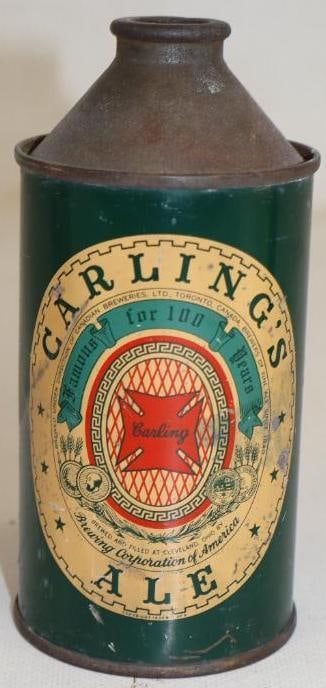 Carling's Ale Cone Top Beer Can (1 of 4)