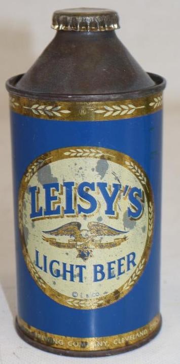 Leisy's Light Cone Top Beer Can (1 of 4)