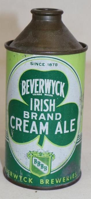 Beverwyck Irish Cream Ale Cone Top Beer Can (1 of 4)