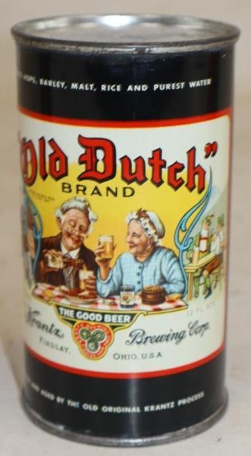 Old Dutch Brand Flat Top Beer Can (1 of 4)