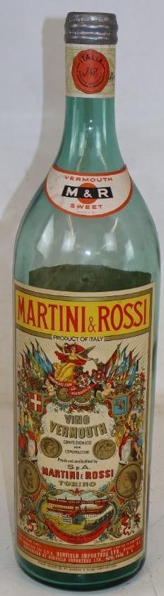 Martini & Rossi Sweet Vermouth Large Glass Advertising Display Bottle (1 of 2)