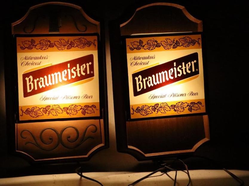 Braumeister Special Pilsner Beer Group of 2 Wall Light (1 of 3)