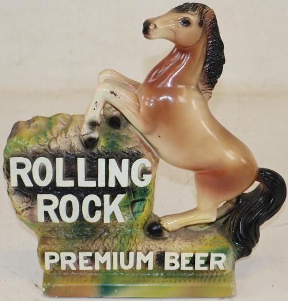 Rolling Rock Premium Beer Chalkwear Advertising Display (1 of 2)