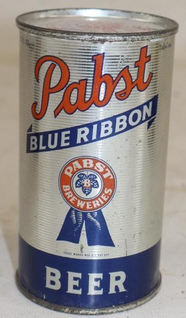 Pabst Blue Ribbon Flat Top Beer Can (1 of 2)