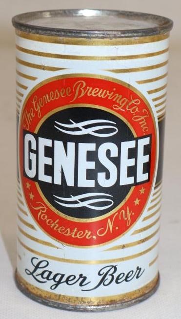 Genessee Lager Flat Top Beer Can (1 of 2)