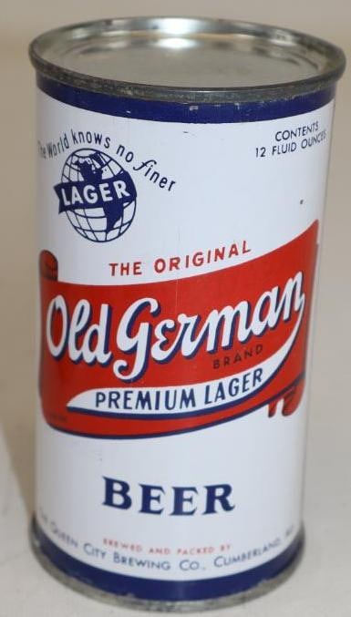Old German Premium Lager Flat Top Beer Can (1 of 2)