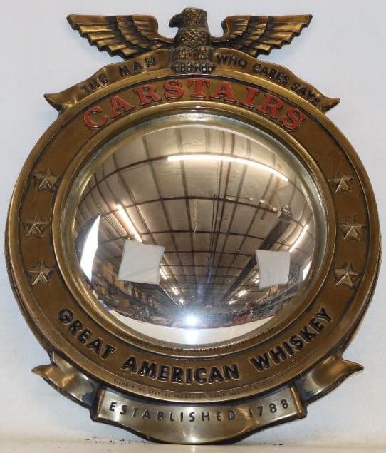 Carstairs Great American Whiskey Advertising Mirror Sign (1 of 7)