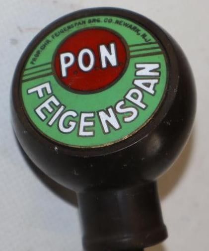 P.O.N. Feigenspan Beer Cloisonne Beer Tap Handle (1 of 4)