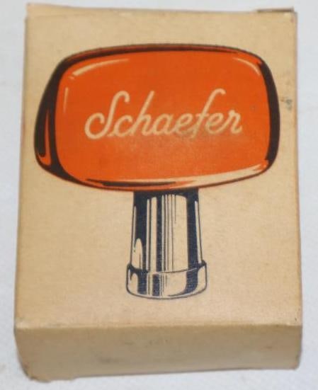 NOS Schaefer Beer Tap Handle (1 of 3)