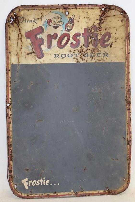 Drink Frostie Root Beer Advertising Sign and Chalk Board (1 of 5)