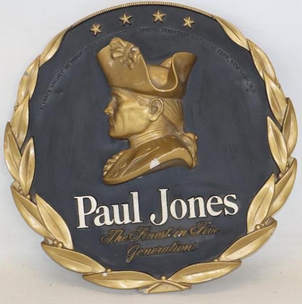 Paul Jones Blended Whiskey Chalkwear Advertising Sign (1 of 2)