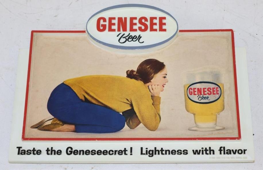 Genesee Beer Easel Back Countertop Display Sign (1 of 2)