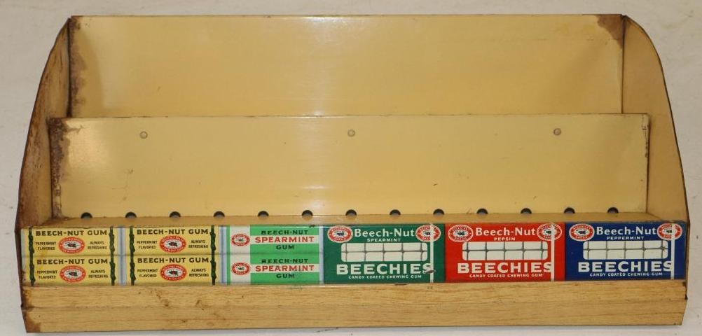 Beech-Nut Gum Tin Litho Countertop Advertising Display (1 of 3)