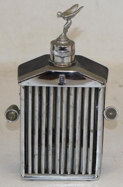 Rolls Royce Grill Shaped Alcohol Flask Bottle (1 of 3)