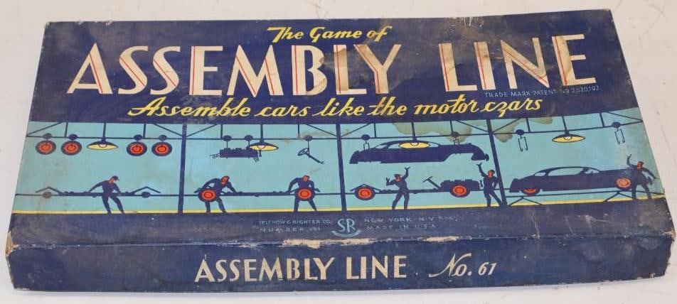 The Game Assembly Line By Selchoiv & Righter Co. Board Game In Original Box (1 of 4)