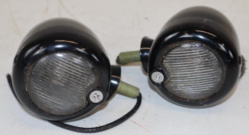 Pair of Early Automobile Accessory Lights (1 of 3)