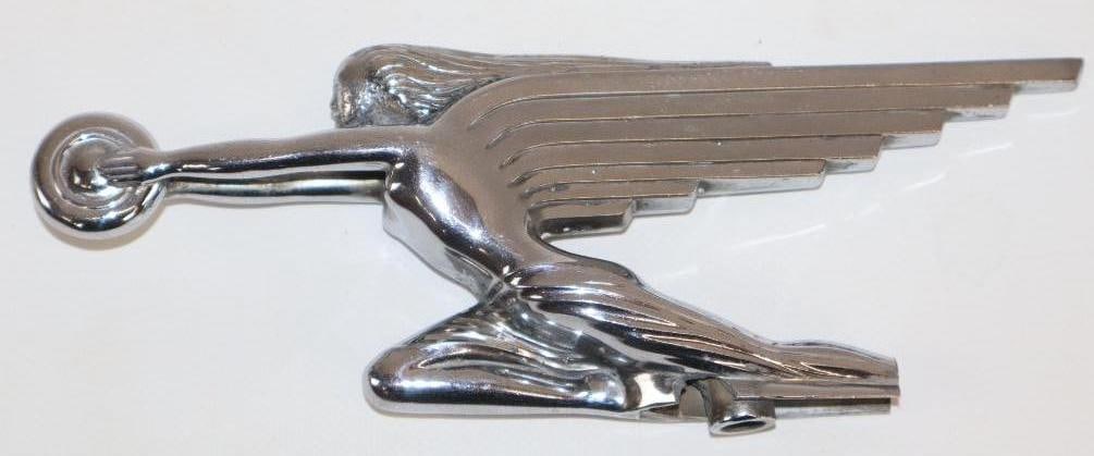 1937-1938 Packard Goddess of Speed Radiator Mascot Hood Ornament (1 of 4)