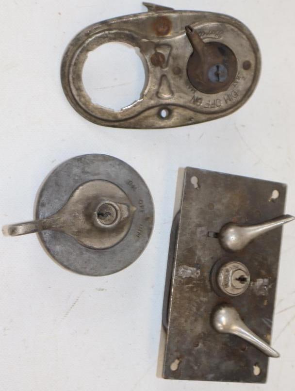 Group of 3 Early Automobile Ignition Switches (1 of 6)