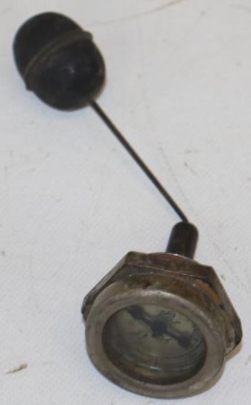Early Automobile Triumph Jr. Boston Auto Gauge: 1.50" x 1.50" x 5"