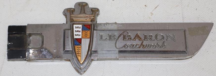 Cloisonne Coach Work LeBaron Interior Trim Emblem (1 of 2)