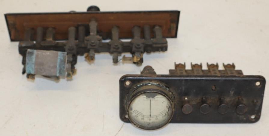 Group of 2 Early Automobile Ignition And Switch Panels (1 of 4)