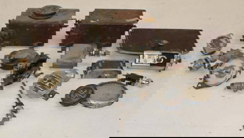 Large Group Of Early Automobile, Gauges, Coil Box, Switches And Ash Trays (1 of 5)