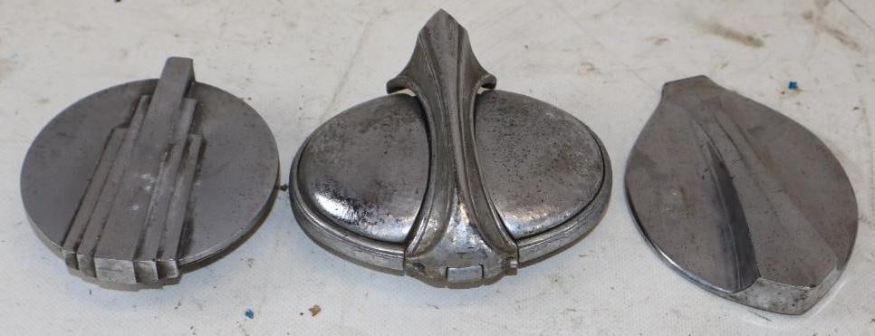 Group of 3  Different Art Deco Radiator Caps (1 of 3)