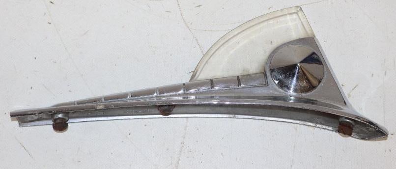 1949- 1950 Ford Mohawk Lucite Hood Ornament: 11.50" x 1.75" x 5"