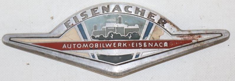 1960's Eisenacher German Car Emblem (1 of 2)