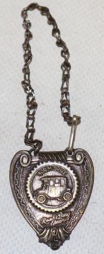 Rauch And Lang Worm Drive Embossed Carriage Company Key Chain Tag (1 of 2)