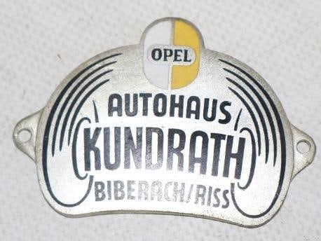 Opel Motor Car Co Cloisonne Car Dealership Radiator Badge (1 of 2)
