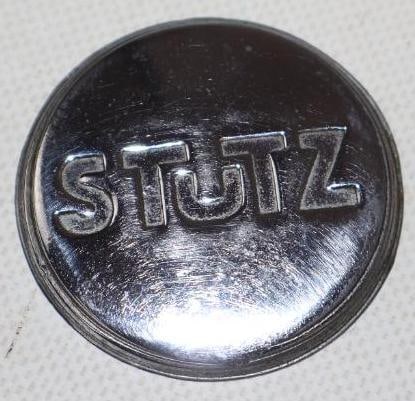 1910's Stutz Motor Car Co. Hubcap Wheel Emblem: 2" x 2"