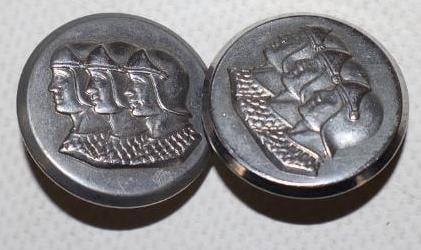 Pair of 1935 Graham - Paige Motors Corp. Side Hood Emblems (1 of 2)